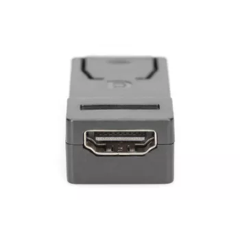 DIGITUS ASSMANN DisplayPort adapteris, DP – HDMI A tipa tēviņš/mātīte, ar fiksatoru, CE melns