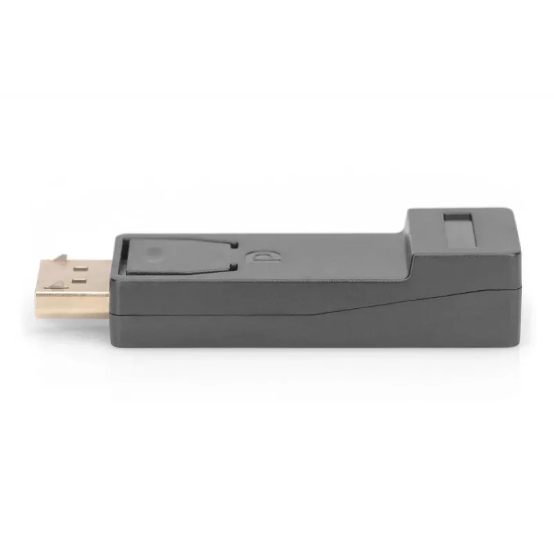 DIGITUS ASSMANN DisplayPort adapteris, DP – HDMI A tipa tēviņš/mātīte, ar fiksatoru, CE melns