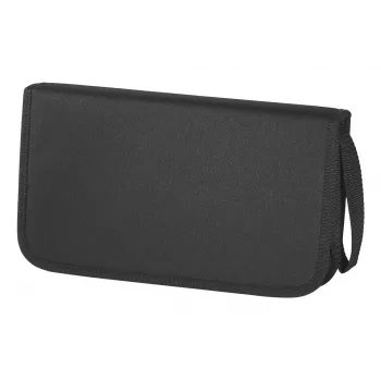 Hama Nylon Wallet 64 Cd – Melns, 64 disku ietilpība