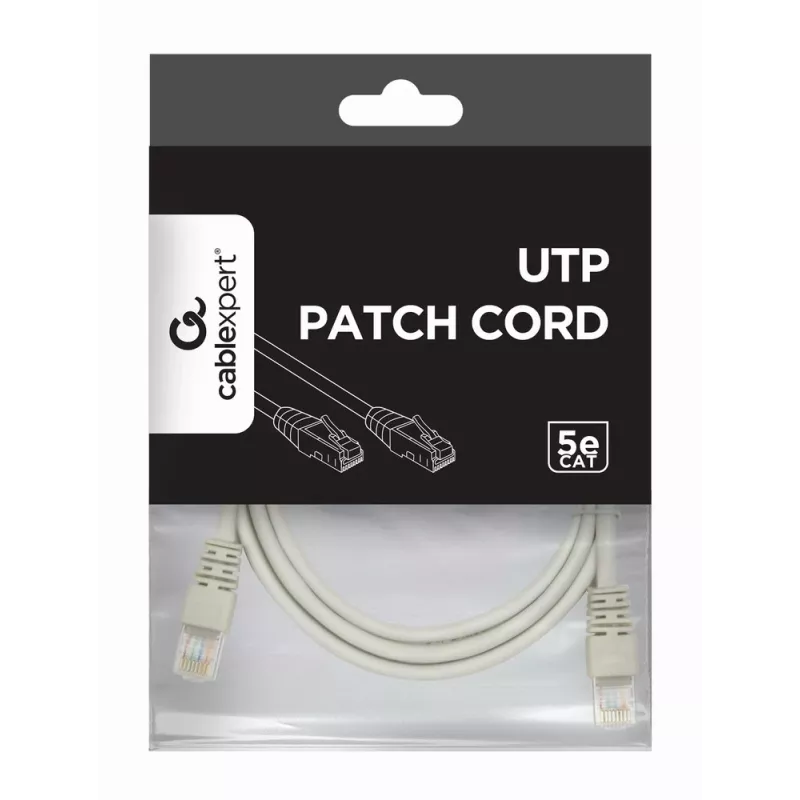 GEMBIRD Patch Cable - Cat 5e - UTP - 1,5m - Pelēks