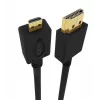 Gembird CC-HDMID-6 HDMI–Micro HDMI (D tipa) vads, zeltīts, 1,8 m, melns