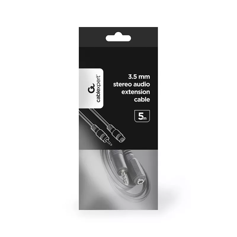GEMBIRD 3.5mm stereo audio pagarinātāja kabelis 5m