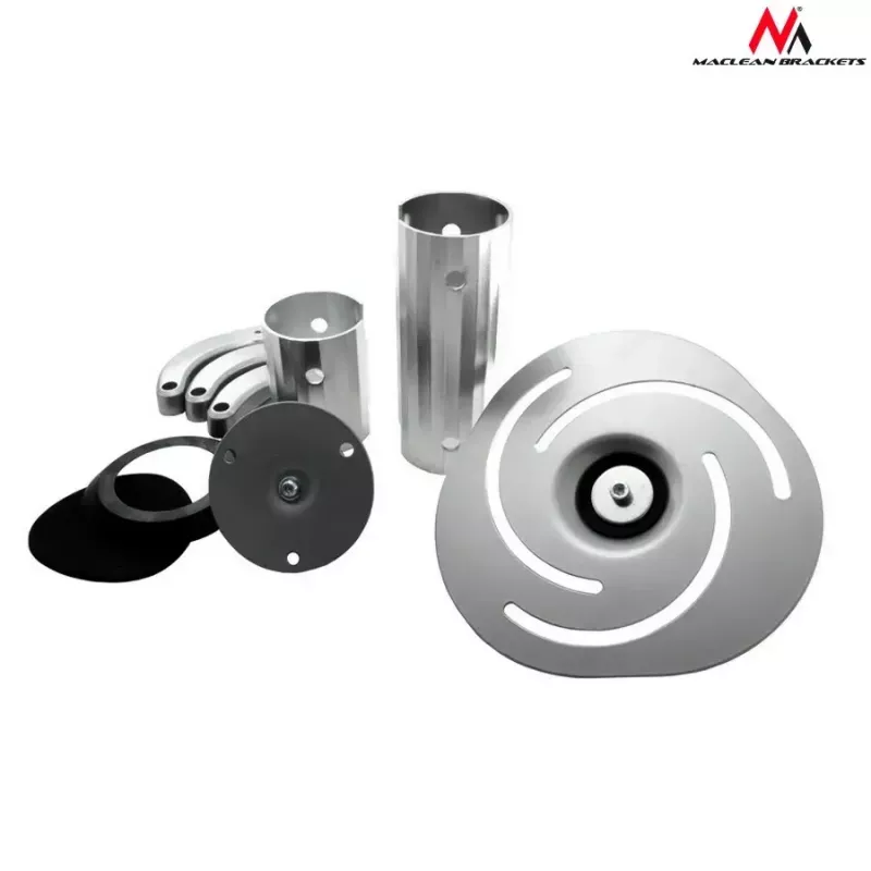 Griestu stiprinājums MACLEAN MC-515 projektoriem, regulējams augstums 80–170 mm, slodze 10 kg