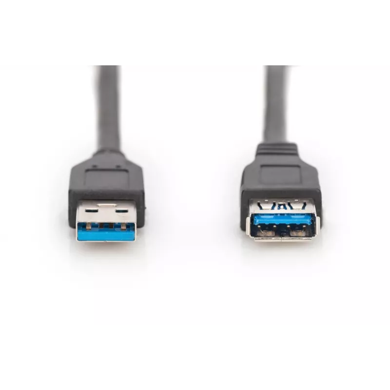 DIGITUS USB 3.0 pagarinātājkabelis, A tipa tēviņš/mātīte, 1.8 m (ak-300203-018-s)