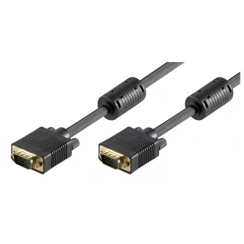 Microconnect MONGG3FB VGA kabelis 3 m VGA (D-Sub) Melns