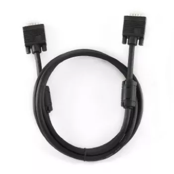 GEMBIRD Premium VGA HD15M/HD15M divkārši ekranēts ar 2* ferīta serdi 10m kabelis/ Melns