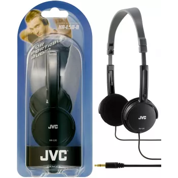 JVC HA-L50-B austiņas/headsets Vadu galvas saite Music Melns