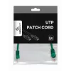 GEMBIRD Patch Cable - Cat 5e - UTP - 25cm - Zaļš