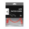 GEMBIRD Patch Cable - Cat 5e - UTP - 25cm - Sarkans