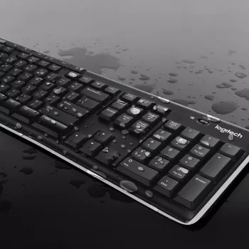 LOGITECH Wireless Desktop MK270 - tastatūra un pele, QWERTY US Int, melna