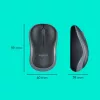LOGITECH Wireless Desktop MK270 - tastatūra un pele, QWERTY US Int, melna