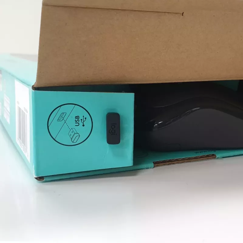 LOGITECH Wireless Desktop MK270 - tastatūra un pele, QWERTY US Int, melna