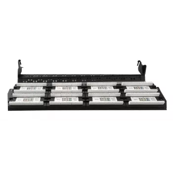 Gembird Cablexpert NPPC648CM001 Melns 19 inch panelis EIA/TIA T568B/A
