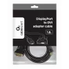 Gembird CC-DPM-DVIM-6 DisplayPort uz DVI-D adaptera kabelis, 1,8 m