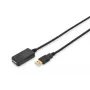 DIGITUS USB 2.0 aktīvais pagarinātāja kabelis 5m