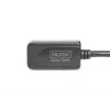 DIGITUS USB 3.0 pagarinātāja kabelis ar pastiprinātāju USB A vīriešu / USB A sieviešu 5m (da-73104)