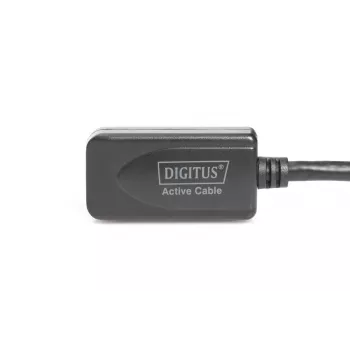 DIGITUS USB 3.0 pagarinātāja kabelis ar pastiprinātāju USB A vīriešu / USB A sieviešu 5m (da-73104)