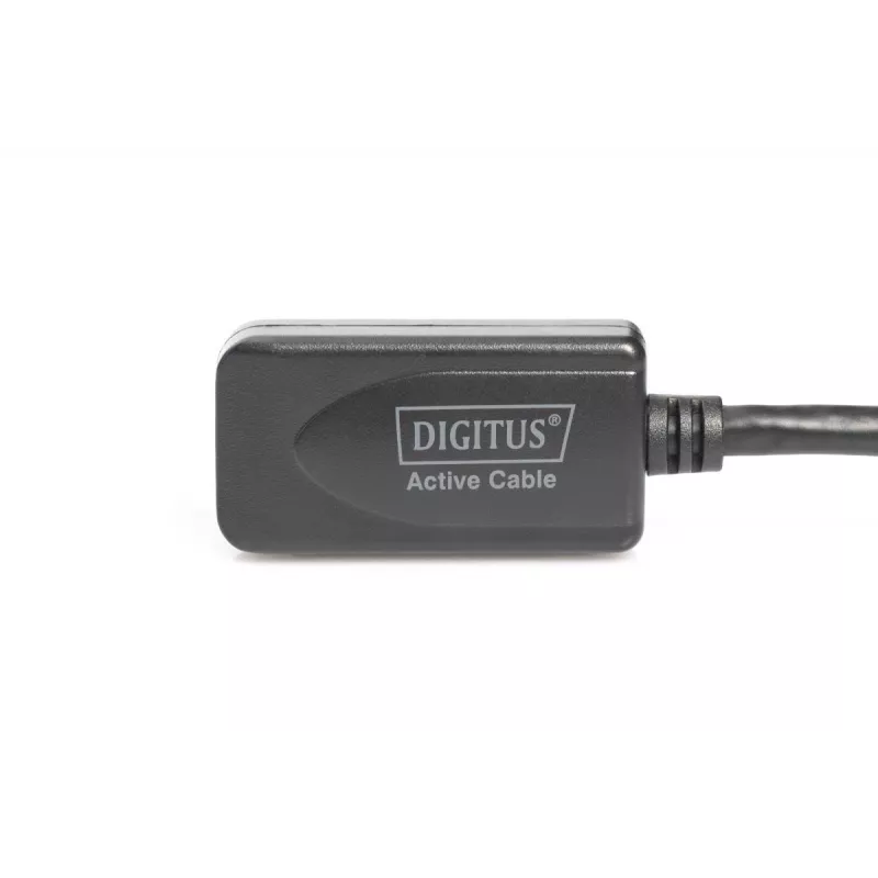 DIGITUS USB 3.0 pagarinātāja kabelis ar pastiprinātāju USB A vīriešu / USB A sieviešu 5m (da-73104)