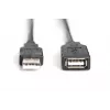 DIGITUS USB 2.0 pagarinātāja kabelis ar signāla pastiprinātāju USB A tēviņš / USB A mātīte 15m (DA-73101)