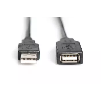 DIGITUS USB 2.0 pagarinātāja kabelis ar signāla pastiprinātāju USB A tēviņš / USB A mātīte 15m (DA-73101)