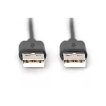 DIGITUS USB savienojuma kabelis A 1m USB 2.0 saderīgs