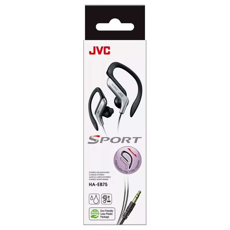 Austiņas JVC HA-EB75 Sports Vadu Sudraba