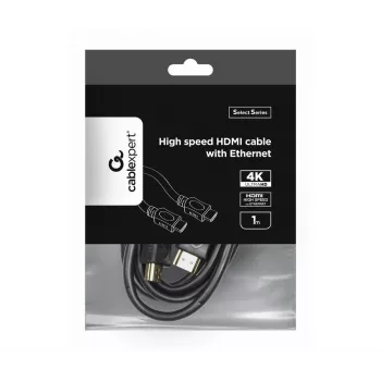 GEMBIRD High Speed HDMI kabelis ar Ethernet - Select Series 1m