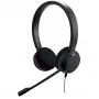 Jabra Evolve 20 MS Stereo vadu austiņas, birojam/zvanu centram, 150–7000 Hz, 171 g, melna