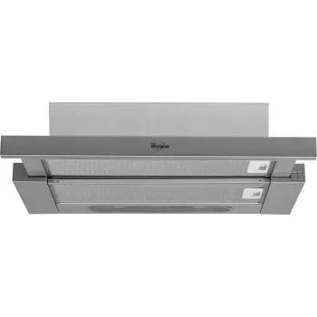 Whirlpool AKR 6390/1 IX daļēji iebūvējams (izvelkamais) tvaika nosūcējs sudraba krāsā 304 m³/h