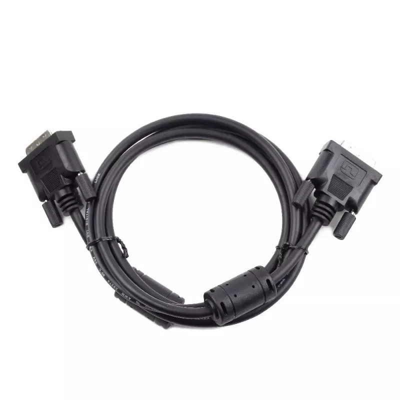 GEMBIRD DVI-D Dual Link video kabelis 3m - Melns