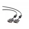 GEMBIRD DVI-D Dual Link video kabelis 3m - Melns