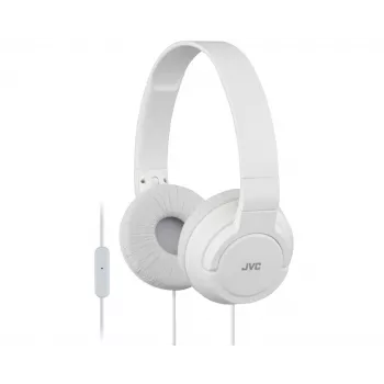 JVC HA-SR185-W-E Vieglas austiņas, Vadu, 10 - 22000 Hz, Zvani/Mūzika, 108 g, Headset, Balts