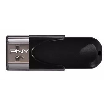 PNY Attache 4 2.0 32GB USB zibatmiņa - USB 2.0 - rakstīšana 8 MB/s, lasīšana 25 MB/s