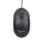 GEMBIRD MUS-U-01 optiskā pele, 3 pogas, ritenītis, USB, melna