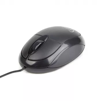 GEMBIRD MUS-U-01 optiskā pele, 3 pogas, ritenītis, USB, melna