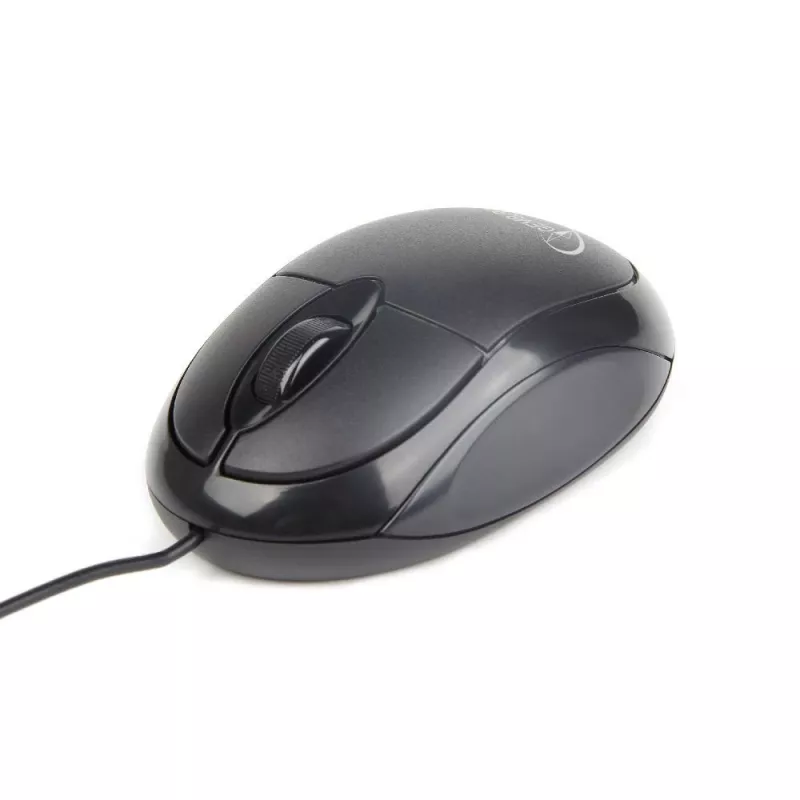 GEMBIRD MUS-U-01 optiskā pele, 3 pogas, ritenītis, USB, melna