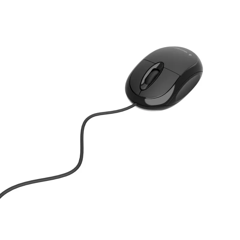 GEMBIRD MUS-U-01 optiskā pele, 3 pogas, ritenītis, USB, melna