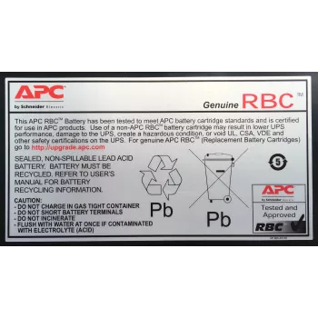 APC akumulatora nomaiņas kasetne APCRBC140 (RBC44 pēctecis) (OEM)