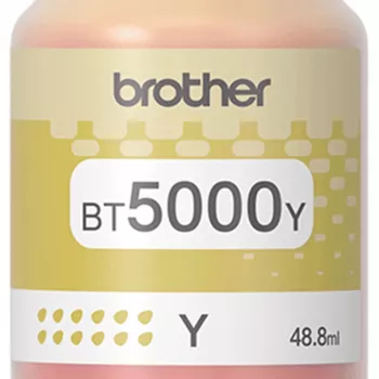 Brother BT5000Y oriģinālā dzeltenā tintes kasetne (Super High Yield)