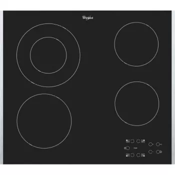 Whirlpool AKT 8130 BA Melns Iebūvējamā Keramikas Plīts 4 Zonas