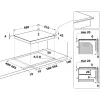 Whirlpool AKT 8130 BA Melns Iebūvējamā Keramikas Plīts 4 Zonas