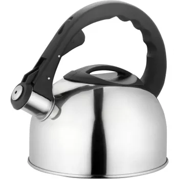Lamart Lumier LT 7004 tējkanna ar svilpi plītij, 2 l, nerūsējošais tērauds, indukcijas un gāzes plītij, Inox