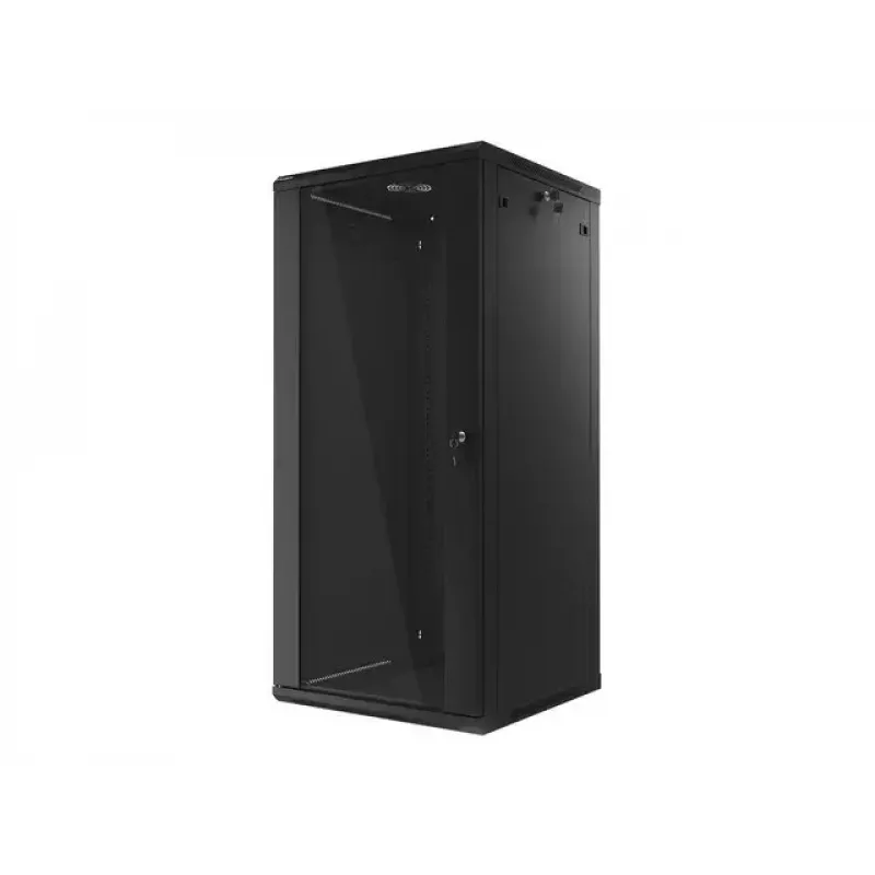 Sienas stiprinājuma skapis Lanberg WF01-6627-10B 27U 19 inch 600x600 mm melns