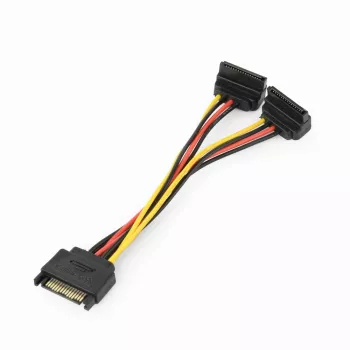 GEMBIRD SATA strāvas sadalītājs ar leņķa savienotājiem, 15 cm
