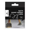 GEMBIRD SATA strāvas sadalītājs ar leņķa savienotājiem, 15 cm