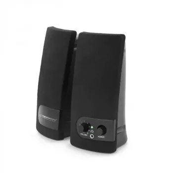 Divvirzienu skaļrunis ESPERANZA EP119, 2.0 kanāli, 6 W RMS, 4 Ω, vadu, 3.5 mm un USB, galddatoram