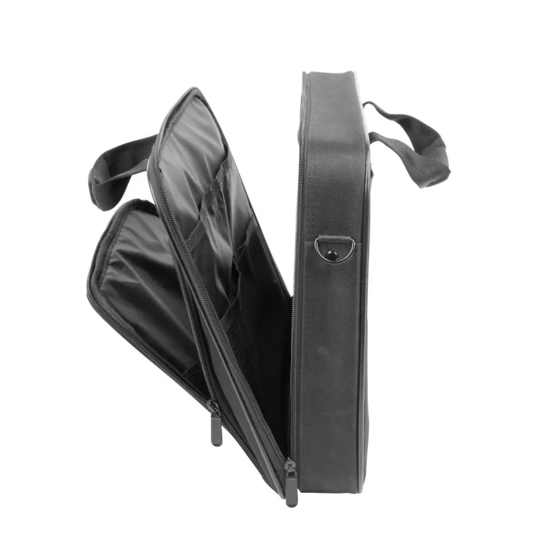 Portfelis NATEC Doberman 39.6 cm (15.6 collu) Poliesters Melns, triecienizturīgs, 3 nodalījumi