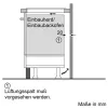 Bosch PXX675DC1E iebūvējamā indukcijas plīts virsma, melns stikls, nerūsējošā tērauda rāmis, 4 zonas