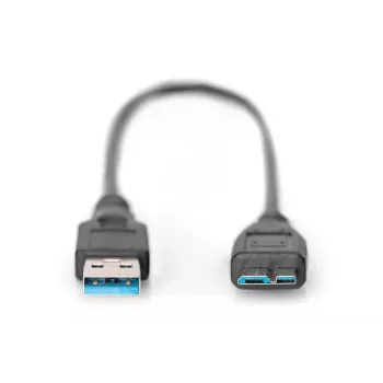 DIGITUS USB 3.0 kabelis USB A - Micro USB B (ak-300117-003-s)