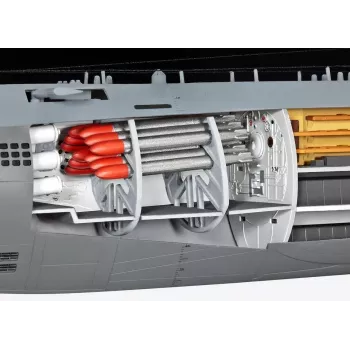 Modeļkuģis Revell U-Boot Typ XXI U 2540 & Interieur